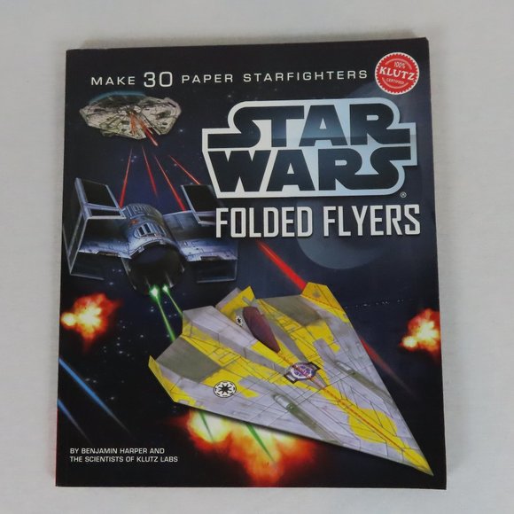 Star Wars Folder Flyers Paper Airplane Book - Picture 1 of 9